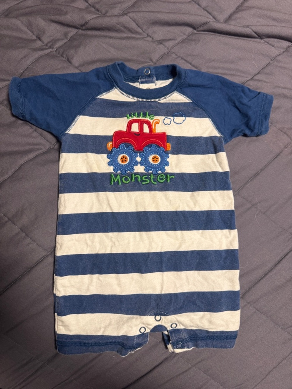 Monster Truck Romper Size 12M